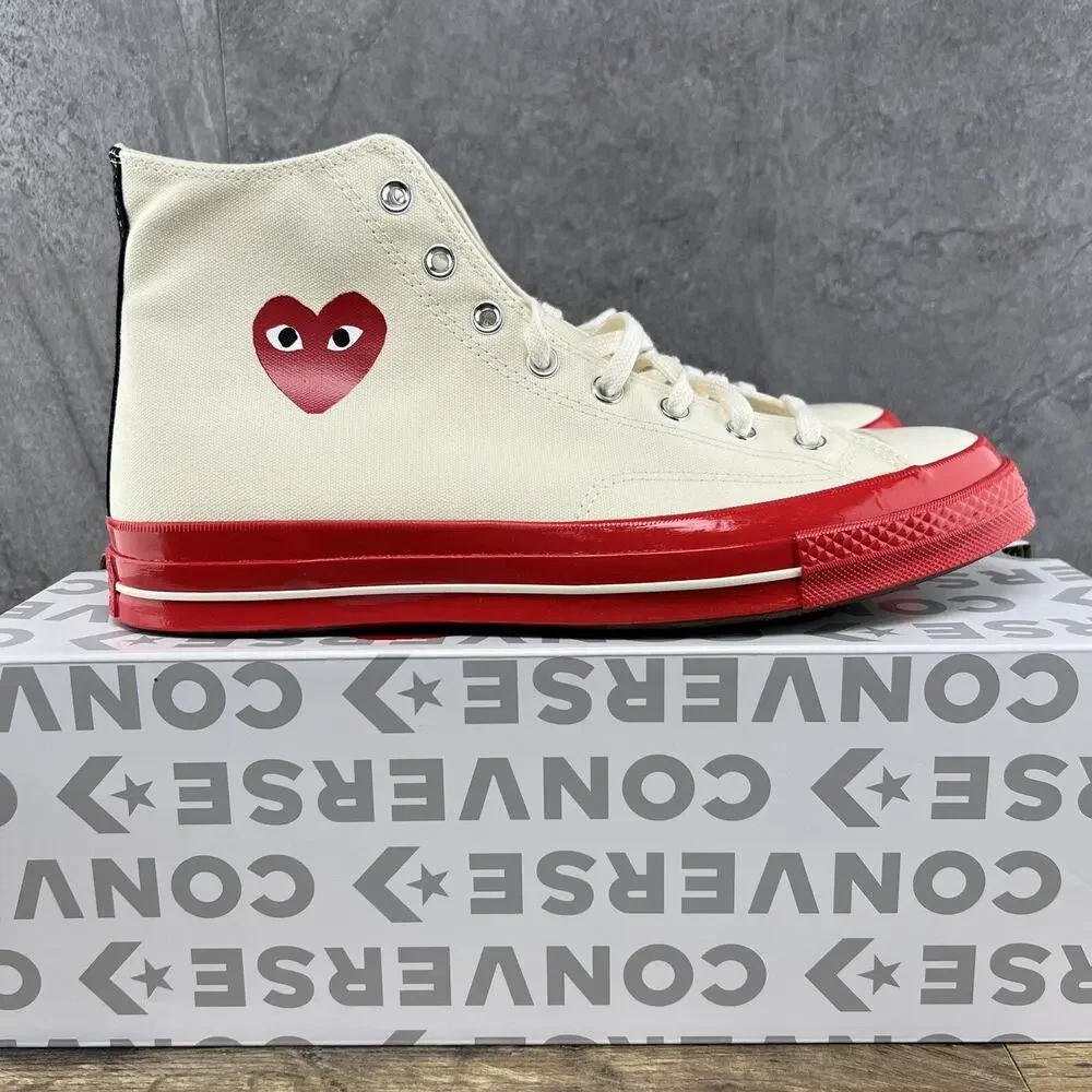 Converse Chuck Taylor All Star 70 High Comme Des Garcons Sz 10 Mens Pristine Red